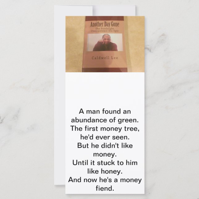 Poet Caldwell Lee Limerick Card (Vorderseite)