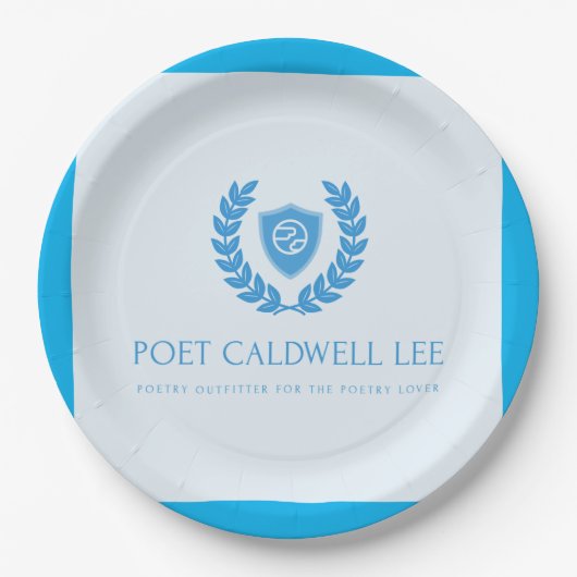 Poet Caldwell Lee Party Pappteller (Vorderseite)