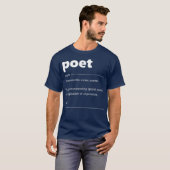 Poet Definition Funny Gift for Poet Drama Poetry T-Shirt (Vorne ganz)