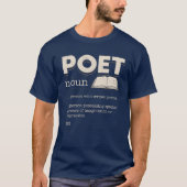 Poet Definition Funny Laureate Novelty T-Shirt (Vorderseite)