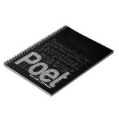Poet Extraordinaire CUSTOM Notizblock (Linke Seite)