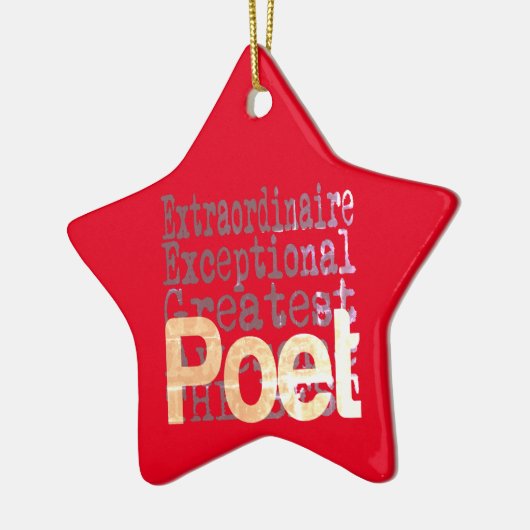 Poet Extraordinary Keramik Ornament (Links)