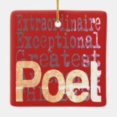 Poet Extraordinary Keramikornament (Rückseite)
