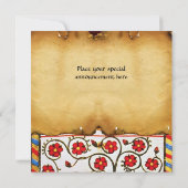 POET IM GARTEN DES VÖGELMONOGRAMS EINLADUNG (Rückseite)