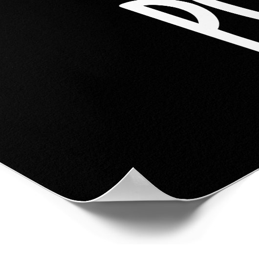 Poet tato Funny Potato Pun Dark BG Poster (Ecke)