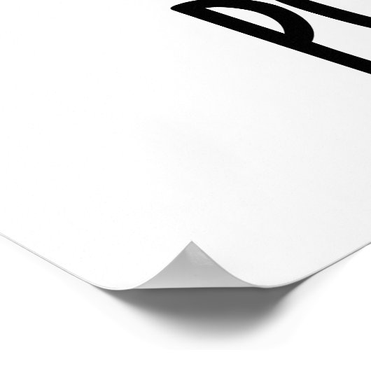 Poet tato Funny Potato Pun Poster (Ecke)