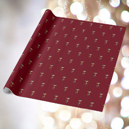 Poet Teen Christmas Elf Wrapping Paper Geschenkpapier