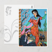 Poet und Tanznymph Postkarte (Vorne/Hinten)