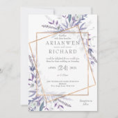 Poeten Gartengeometrie Einladung (Vorderseite)