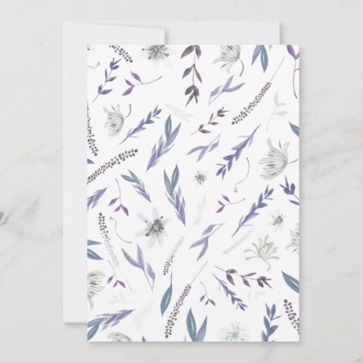 Poeten Gartengeometrie Einladung (Rückseite)