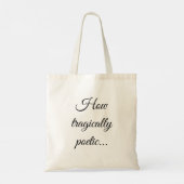 Poeten Tote Bag Tragetasche (Rückseite)