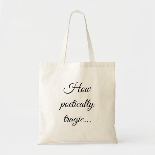 Poeten Tote Bag Tragetasche (Vorne)