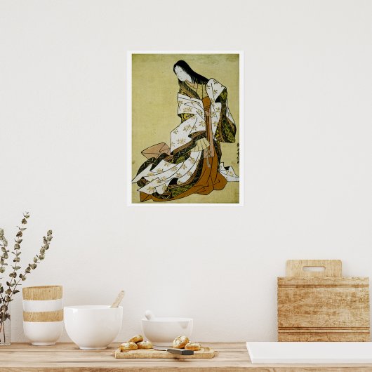Poetess Ono Komachi Poster (Küche)