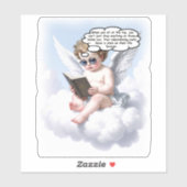 Poetic Cherub Wisdom Sticker (Blatt)