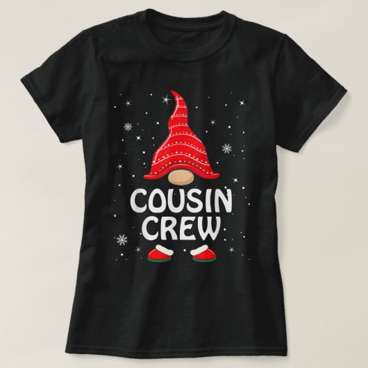 Poetic Cousin Crew Gnome Matching Family Group Chr T-Shirt (Design vorne)
