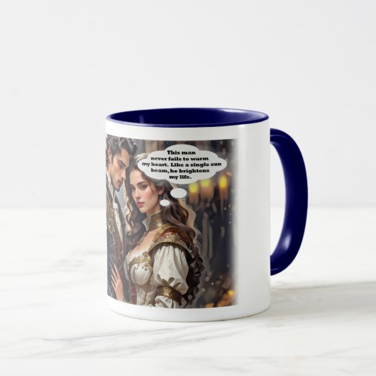 Poetic Romance Mug Tasse (VorderseiteRechts)