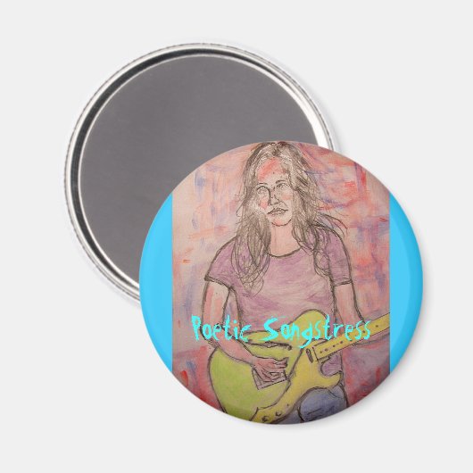 Poetic Songstress Magnet (Vorderseite/Rückseite)