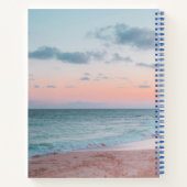 Poetic Sunset Skies Notebook Notizblock (Rückseite)