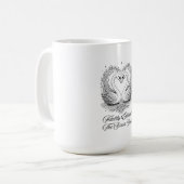 Poetic Swan T-Shirt, Mug Kaffeetasse (Vorderseite Links)