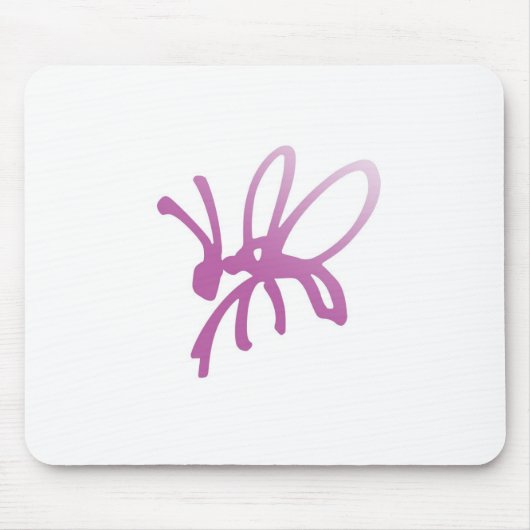Poetica Bug Pink Mousepad (Vorne)