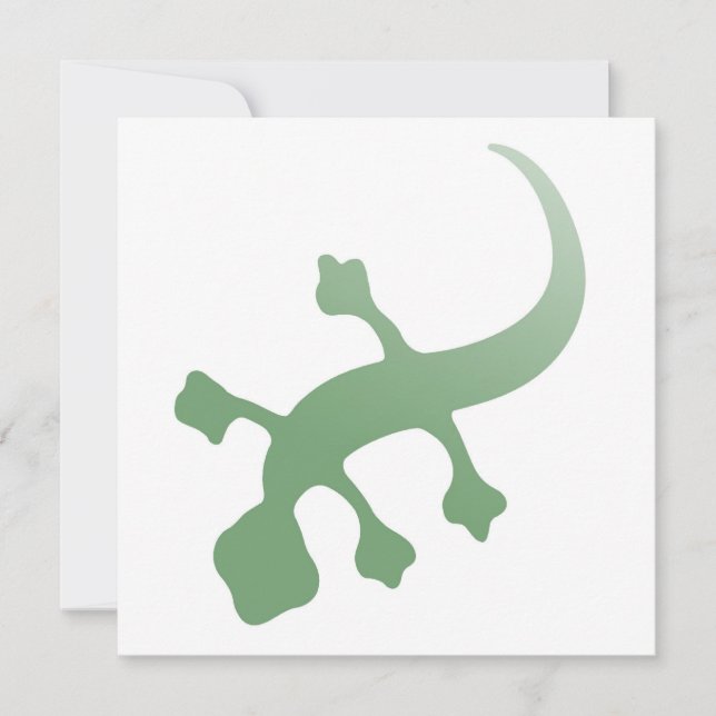 Poetica Gecko in grün (Vorderseite)