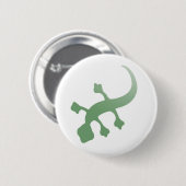 Poetica Gecko in grün Button (Vorne & Hinten)