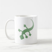 Poetica Gecko in grün Kaffeetasse (Links)