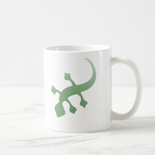 Poetica Gecko in grün Kaffeetasse (Rechts)