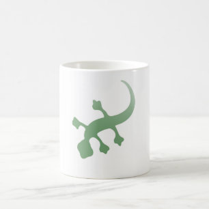Poetica Gecko in grün Kaffeetasse