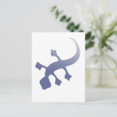 Poetica Gecko Postkarte (Stehend Vorderseite)