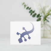 Poetica Gecko Postkarte (Stehend Vorderseite)