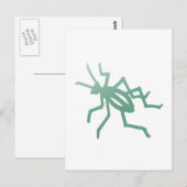 Poetica Green Cricket Postkarte (Vorne/Hinten)