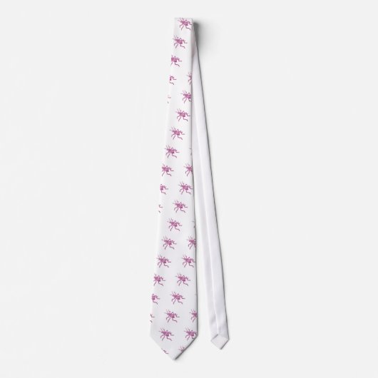 Poetica Pink Cricket Krawatte (Vorderseite)