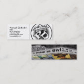 Poeticali Distherbd, Lux-Karte Mini Visitenkarte (Vorne/Hinten)