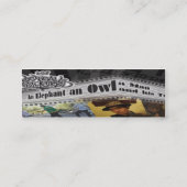 Poeticali Distherbd, Lux-Karte Mini Visitenkarte (Rückseite)