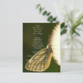 Poetische Ausdrücke - Joys Geburt Postkarte (Stehend Vorderseite)