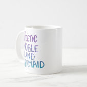 Poetische edle Land-Meerjungfrau Kaffeetasse (Vorderseite Links)