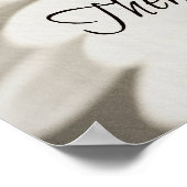 poetische Fitness Blume! Poster (Ecke)