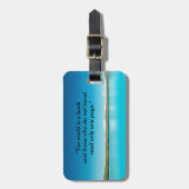 poetische Gepäck Identifikation Gepäckanhänger (Vorderseite vertikal)