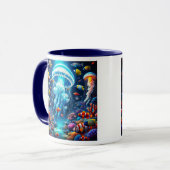 Poetische Reise durch den Meeresboden. Tasse (Vorderseite Links)