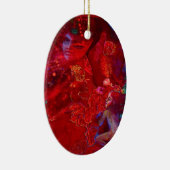 POETISCHE ROTE VERZIERUNG KERAMIK ORNAMENT (Rechts)