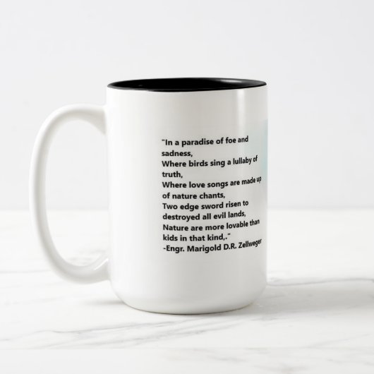 poetische Tasse (Links)