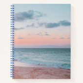 Poetisches Sonnenuntergangs-Himmel Notizbuch (Vorderseite)