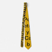 Poetry Cab Krawatte (Rückseite)