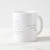 Poetry Coffee Tasse (Vorderseite Rechts)