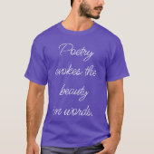 Poetry Evokes Dark T - Shirt (Vorderseite)