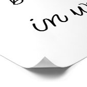 Poetry Evokes Poster (Ecke)
