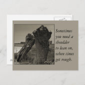 Poetry - Freundschaft Postkarte (Vorne/Hinten)