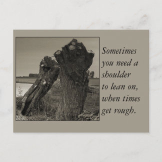 Poetry - Freundschaft Postkarte