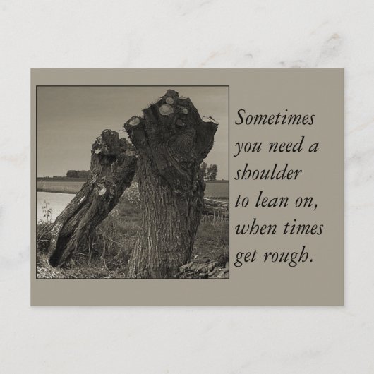 Poetry - Freundschaft Postkarte (Vorderseite)